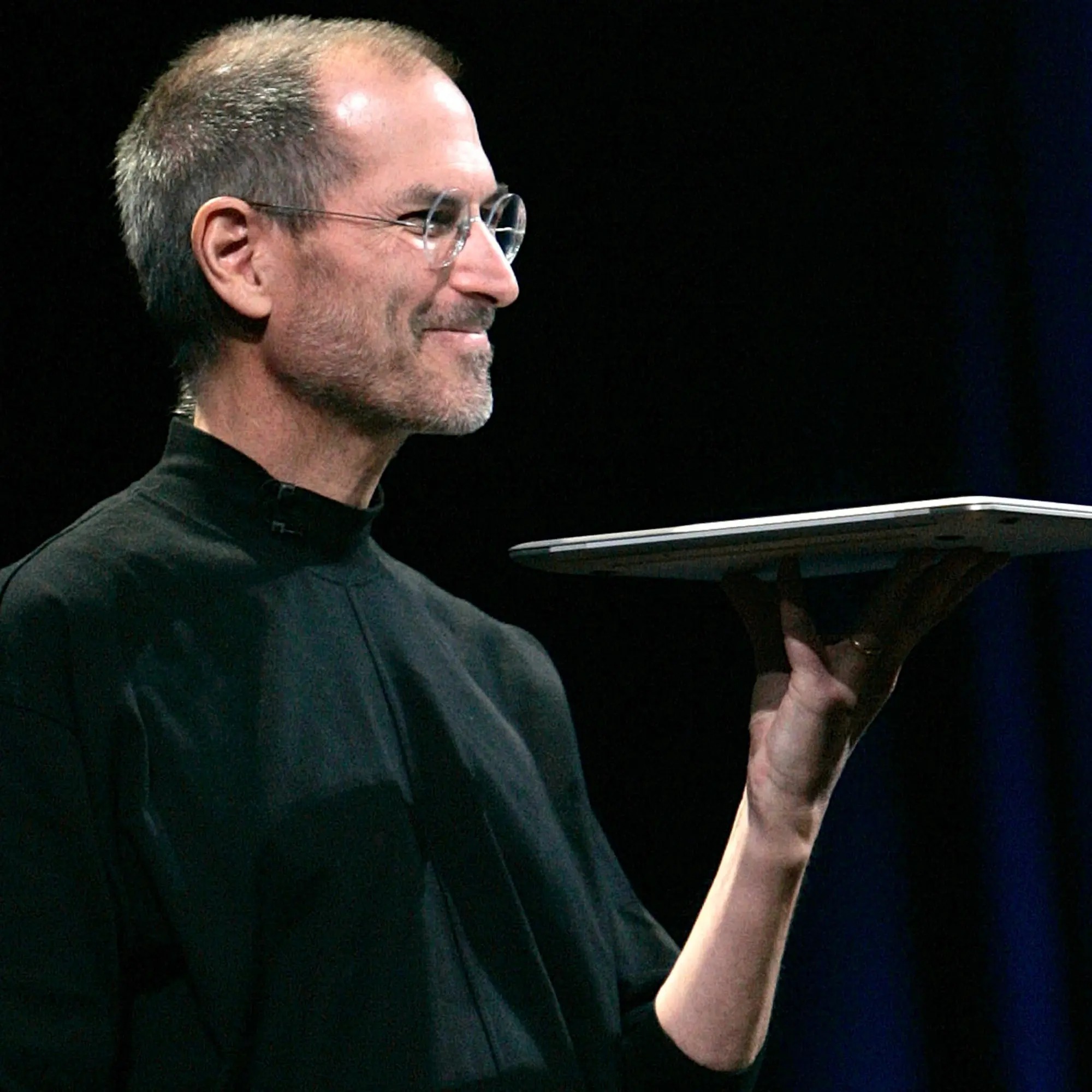 Steve Jobs at an Apple Keynote event